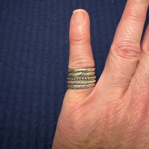 Sterling Silver Stacked Rings